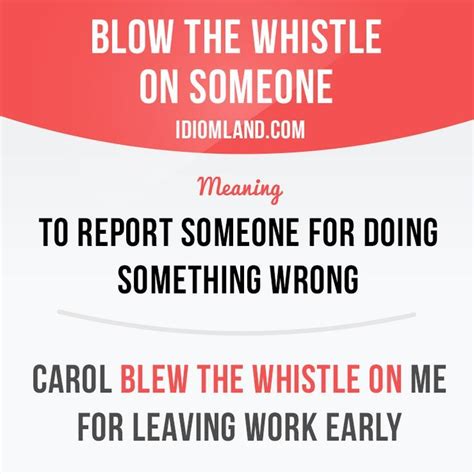 crap whistle meaning|Meaning of blow the whistle on someone/something in English.